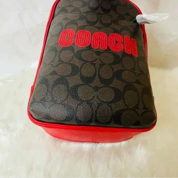 NWT Coach Westway backpack in Colorblock Signature Canvas with Coach Patch Sling - Picture 11 of 13